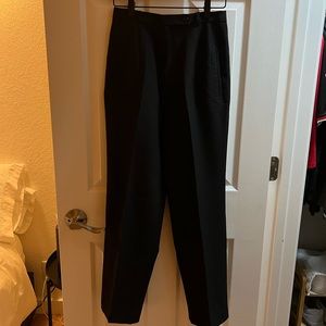 Vintage slim straight black slacks